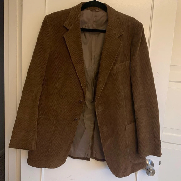 Vintage Sears from the 70's brown corduroy blazer - Picture 3 of 16